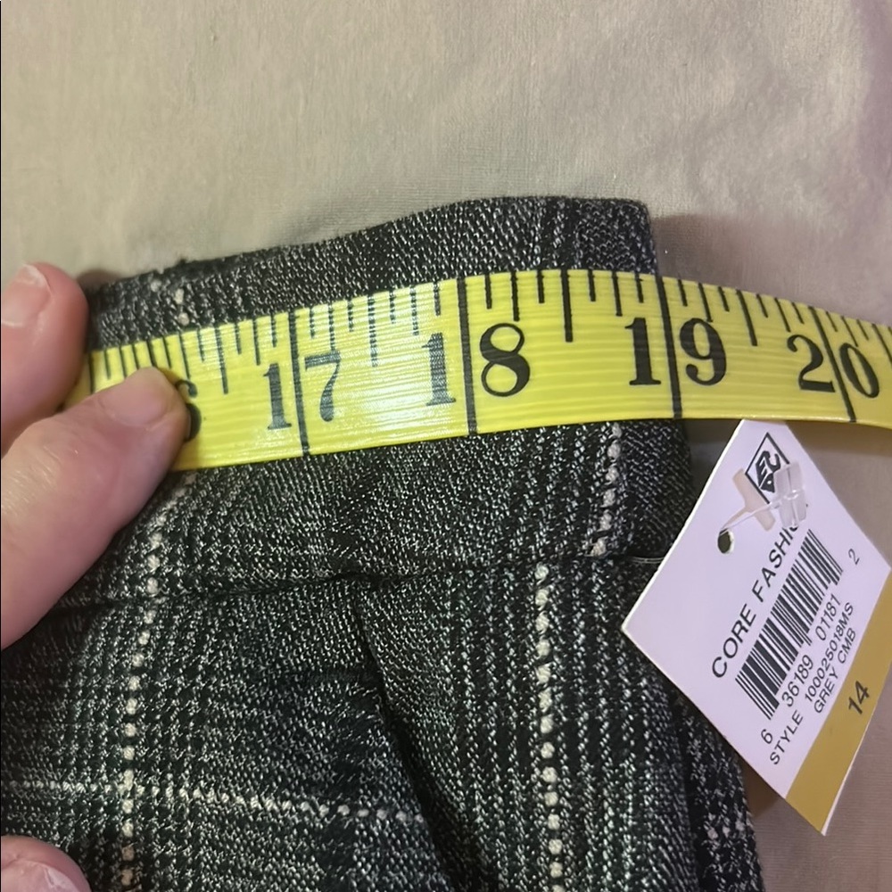 Charter Club Women's Black Plaid Trousers - Picture 4 of 6
